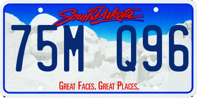 SD license plate 75MQ96