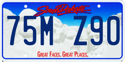 SD license plate 75MZ90