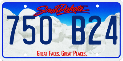 SD license plate 75OB24