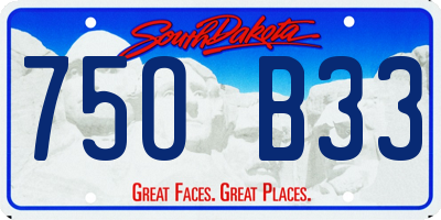 SD license plate 75OB33