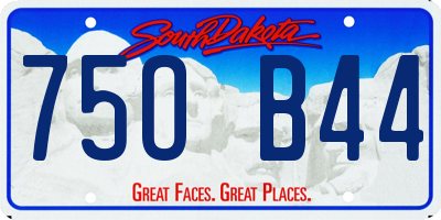 SD license plate 75OB44