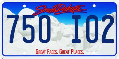 SD license plate 75OI02