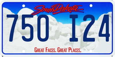 SD license plate 75OI24