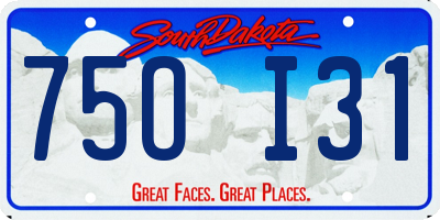 SD license plate 75OI31