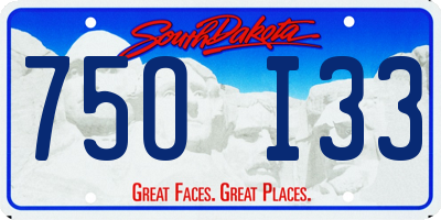 SD license plate 75OI33