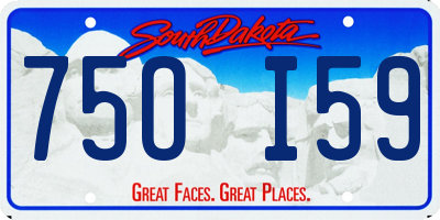SD license plate 75OI59