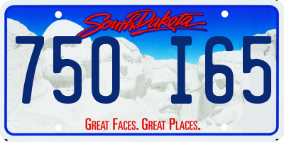SD license plate 75OI65