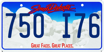 SD license plate 75OI76