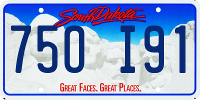 SD license plate 75OI91