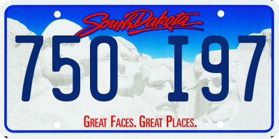 SD license plate 75OI97