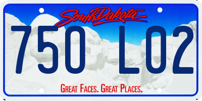 SD license plate 75OL02