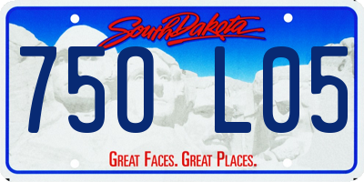 SD license plate 75OL05