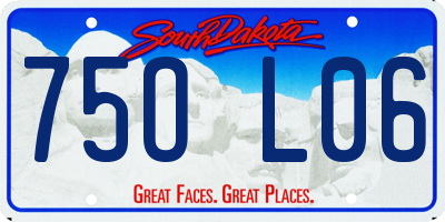 SD license plate 75OL06