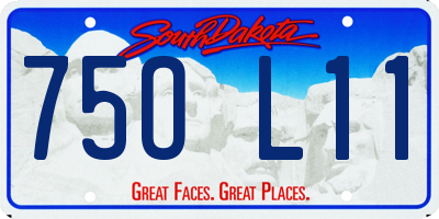 SD license plate 75OL11