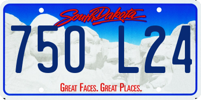 SD license plate 75OL24