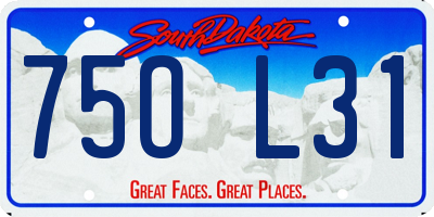 SD license plate 75OL31