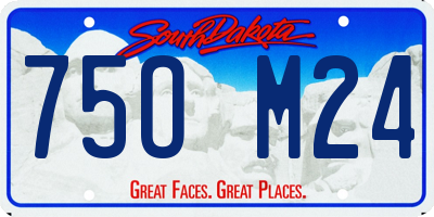 SD license plate 75OM24