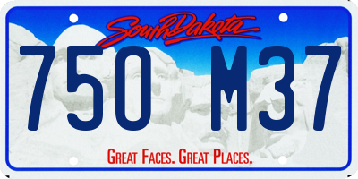 SD license plate 75OM37