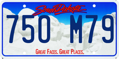 SD license plate 75OM79