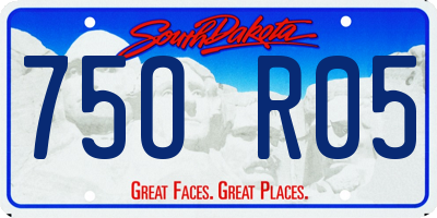 SD license plate 75OR05
