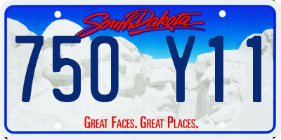 SD license plate 75OY11