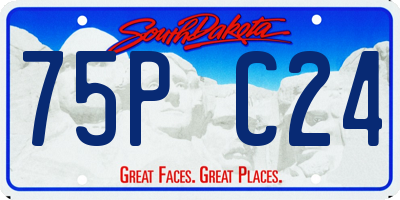 SD license plate 75PC24