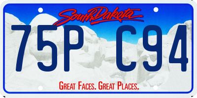 SD license plate 75PC94