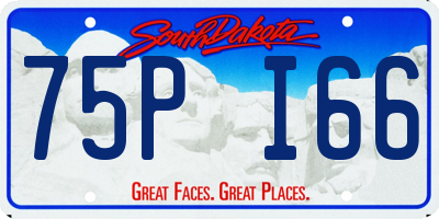 SD license plate 75PI66