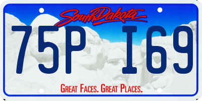 SD license plate 75PI69