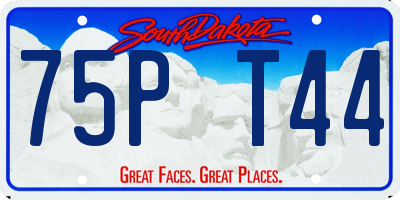 SD license plate 75PT44