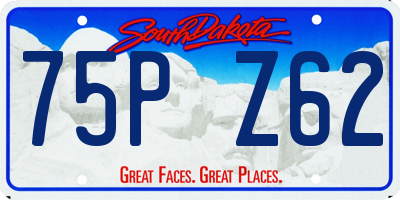 SD license plate 75PZ62