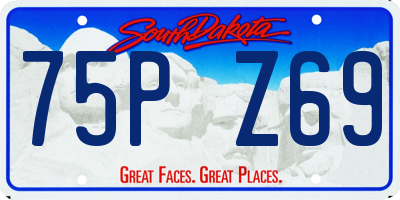 SD license plate 75PZ69