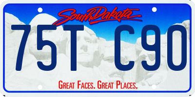SD license plate 75TC90