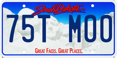 SD license plate 75TM00