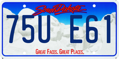 SD license plate 75UE61
