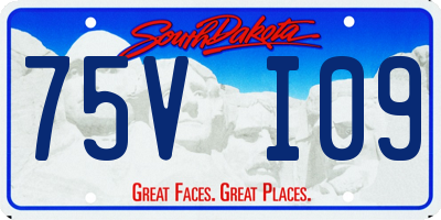 SD license plate 75VI09