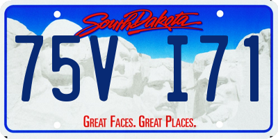 SD license plate 75VI71