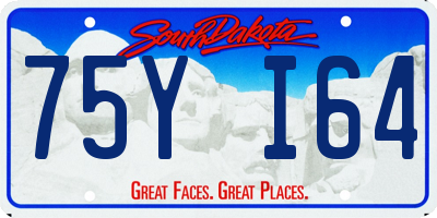 SD license plate 75YI64