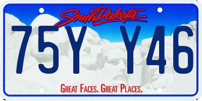 SD license plate 75YY46