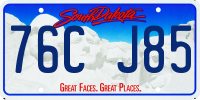 SD license plate 76CJ85