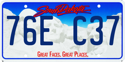 SD license plate 76EC37