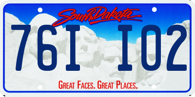 SD license plate 76II02