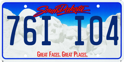 SD license plate 76II04