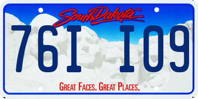 SD license plate 76II09
