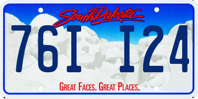 SD license plate 76II24