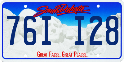 SD license plate 76II28