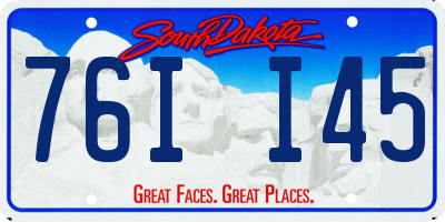 SD license plate 76II45