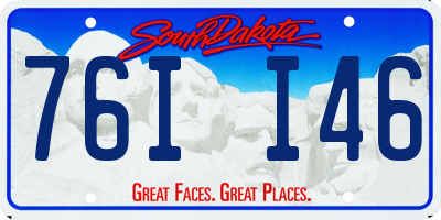 SD license plate 76II46