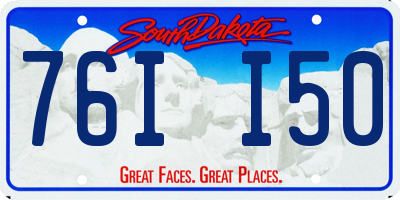 SD license plate 76II50
