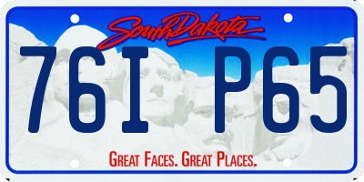 SD license plate 76IP65